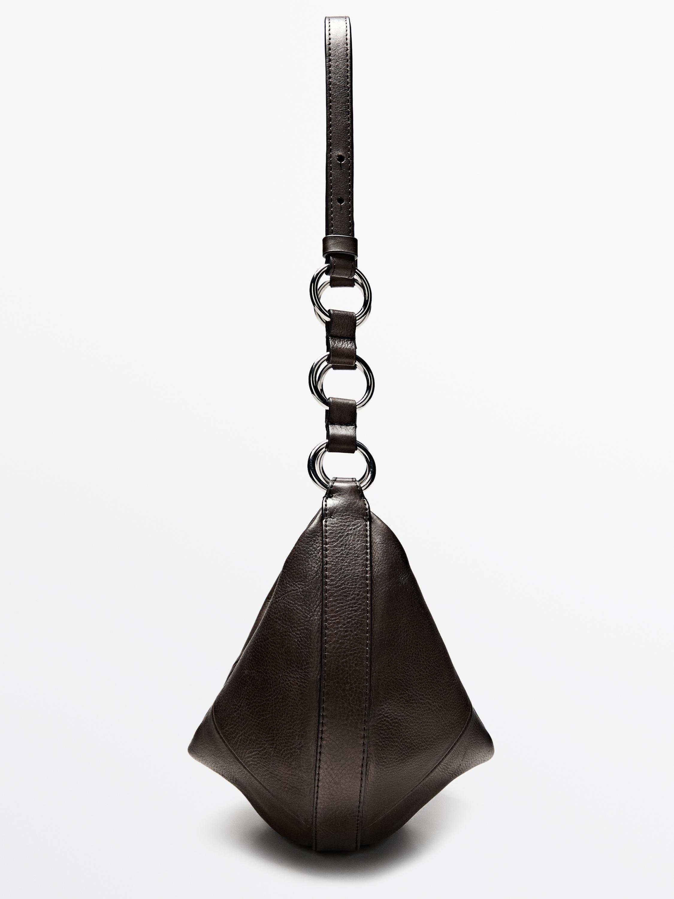 Small nappa leather bag